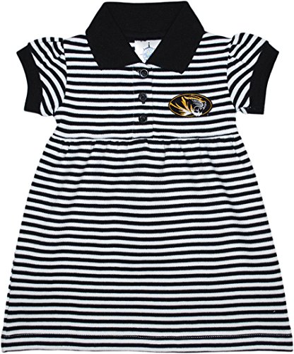 University of Missouri Tigers Striped Game Day Dress with Bloomer