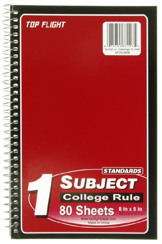 Top Flight 1-Subject Notebook - Image 5