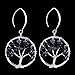 Tree of Life Earrings Handmade Wire Wrapped Crystal Earrings Gemstone Jewelry Mother's Day Gift