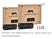 WHITE RHINO Gun Magnet Mount - 2 Complete Kits Include 4 Screws and Double Sided Tape Rubber Coated 35 lb Rating Magnetic Gun Holder for Truck, Car, Holster, Handgun, Rifle, Pistol (2)