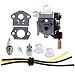 Hipa RB-K112 Carburetor with Gasket Fuel Repower Kit Primer Bulb for Echo PE266 PE266S PPT266 PPT266H PAS266 SHC266 HCA266 SRM266 SRM266S SRM266T SRM266U Trimmer Weedeater primary