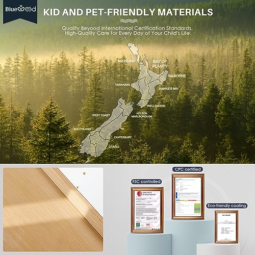 BlueWood Pikler Triangle Set for Baby Climbing Toy Indoor Playground for Kid | Montessori Learning Toy with Arch, Ramp, and Climbing Triangle | Indoor Outdoor Playground Climbing Toys for Toddlers