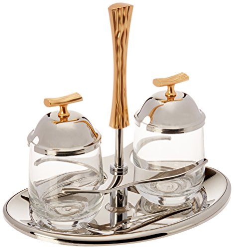 Matte Gold Two Tone NG218 canning-jars, 8.5 x 4.5 x 7.8, Gold