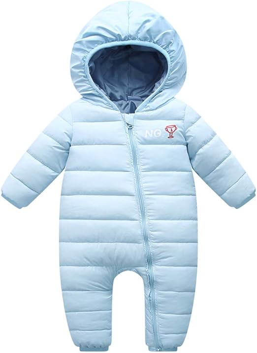 YWLINK Baby Winter Overall - Warmer Schneeanzug Mit Kapuze 9-12 Monate