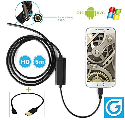 Borescope usb endoscope 2 in 1 inspection camera. 2 meg…
