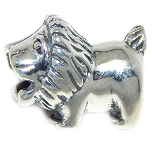 Pro Jewelry 925 Solid Sterling Silver Leo Zodiac Symbol Charm Bead