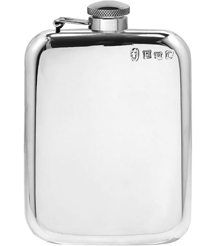 ★Eva　新品未使用スキットル　PEWTER HIP FLASK English Pewter Company 6oz Traditional Plain Pewter Liquor Hip