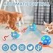 Decdeal Smart Interactive Cat Toy Ball USB Rechargeable Rolling Ball for Kitty Puppy 360 Degree Self Rotating with Led Light Pet Toy Automatic Rolling Cat Exercise Toythumb 3