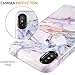 ZADORN iPhone X Case,iPhone Xs Case,Slim Fit Cute Pink Marble for Girls Women Clear Bumper Soft Silicone TPU Thin Cover Best Protective Phone Case for iPhone X/XS[5.8