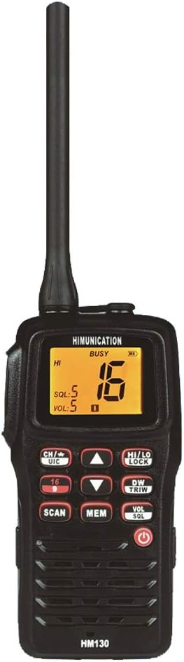 Himunication Hm130 Radio Vhf Portatil Estanca Resistencia Agua Ip67: Amazon.es: Electrónica