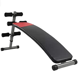 YWQZ Banco Fitness Plegables, Banco De Abdominales con Bandas De ...