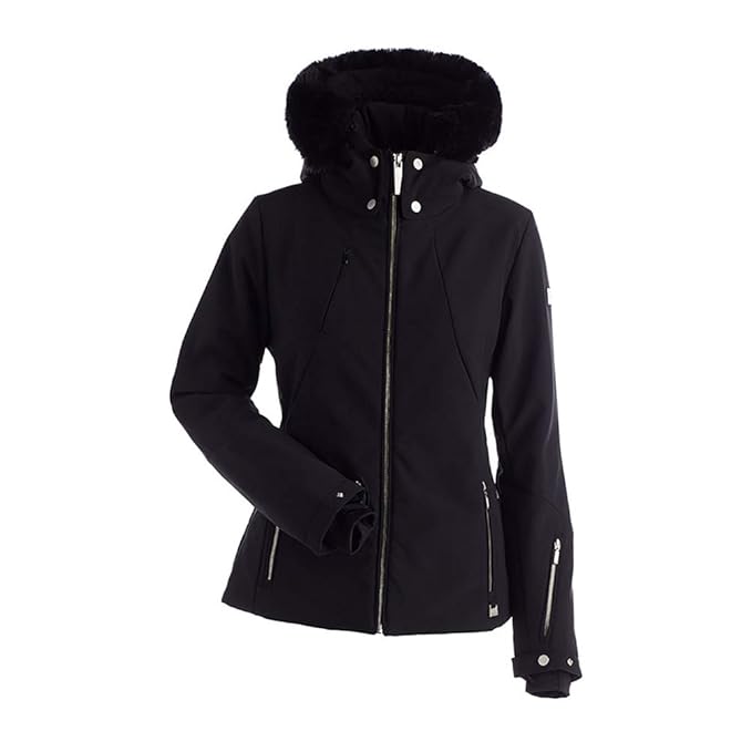  Nils Womens Pricilla Faux Fur Jacket Clothing