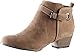 Chase & Chloe Women's Ted-1 Sueded Ankle Bootie