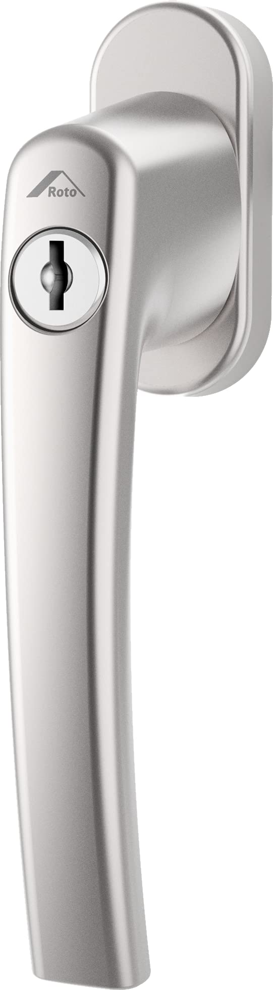 Roto Line Lockable Handle 100 Nm Without Logo Natural Silver Pin Length 32 mm