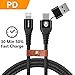 USB C to Lightning Fast Charging Cable, METRANS Power Delivery USB A +USB C to Lightning Cord Data Transfer 3FT Nylon Braided for iPhone X/ 8/ 8 Plus