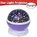 Star Light Projector, star light lamp, Night Lighting Lamp [4 LED Beads, 3 Model Light, USB Cord ] Toullfly colorful Night light, Romantic Rotating Starry Sky Projector for Kids Baby Bedroom (Purple)