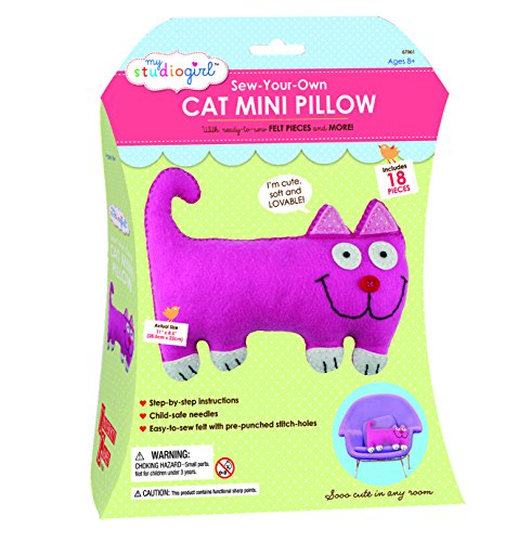 My studio girl mini pillows - cat