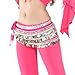 BellyLady Multi-Row Silver Coin Belly Dance Hip Scarf, Belly Dance Outfit
