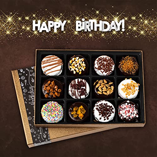 Chocolate Cookies Birthday Gift Basket for Women & Men