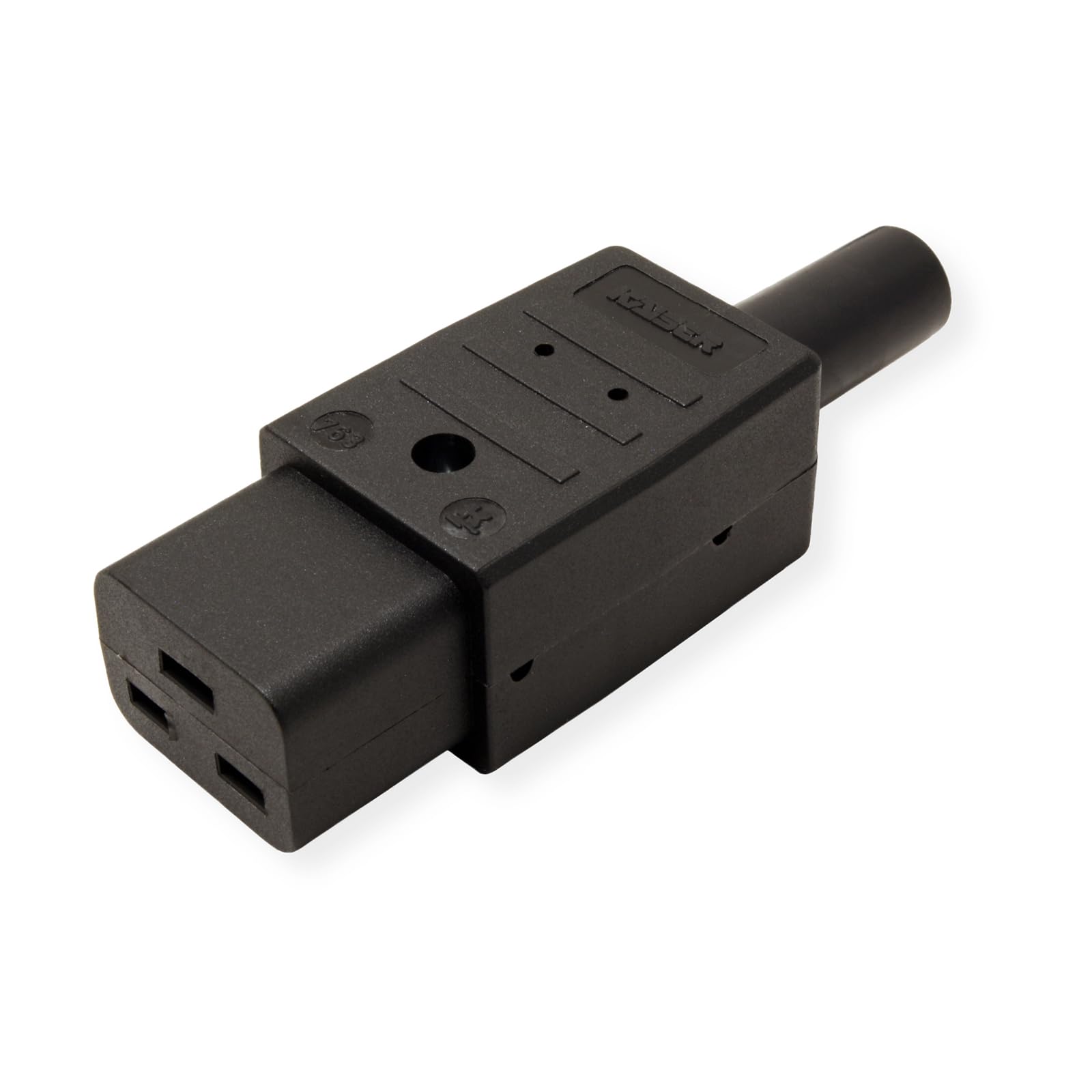 Bachmann 915174 915.174 Cold Device Connector Plug Total Number of Poles 2 16A Black Pack of 1