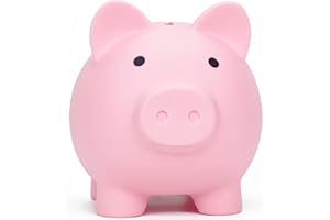 Cute Piggy Bank for Sbrvaniy Pig Money Bank Coin Bank for Boys and Girls My First Unbreakable Money Bank Decoration Savings (