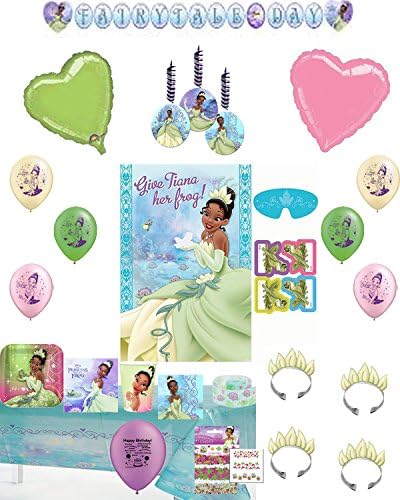 Disney Princess And The Frog Party Pack For 16 Guests
