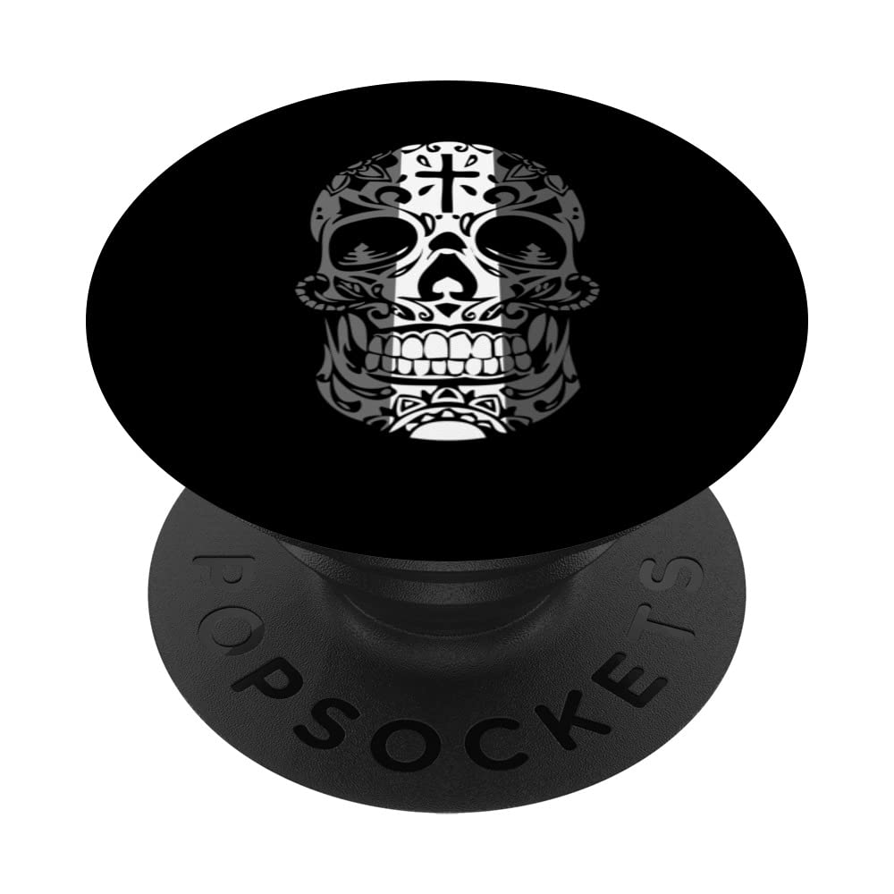 Mexican Sugar Skull Pride Calavera Day Dead Cinco De Mayo PopSockets Swappable PopGrip