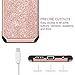 BENTOBEN Case for LG G5, Shockproof Anti-Scratch Glitter Bling Luxury Dual Layer Girl Women Hybrid Hard PC Laminated Glitter Sparkly Shiny Faux Leather Protective Case for LG G5 (2016), Rose Gold