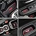 Auovo Anti-dust Interior Cup Mats Door Gate Slot Storage Mats for Renegade 2016 2017 (16pcs, Red)