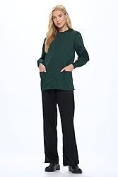 Natural Uniforms Warm Up Scrub Jacket-Hunter