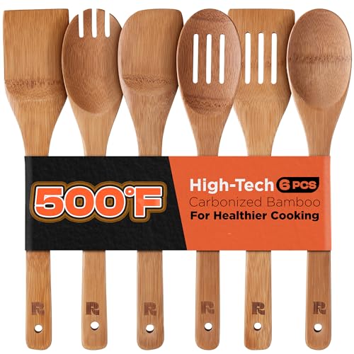 Riveira Dark Bamboo Wooden Spoons