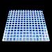 URBN Contemporary Ocean Blue Iridescent Glass Mosaic Tile for Indoor and Outdoor - Sample Tile (4-1/3 inches x 4-1/3 inches, 0.13 SQ FT)