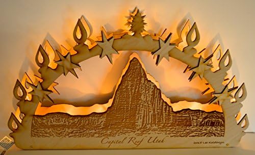 Capital Reef Utah Lighted Candle Arch Schwibbögen