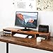 Tribesigns 3 Shelf Monitor Stand Riser Bamboo with Adjustable Length and Anglethumb 2