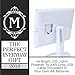 MIRRORVANA® X-Large Vanity Makeup Mirror with 44 LED Lights, 3 Color Lighting Modes, 10X 5X 3X Magnifying Panels, Dual Power Supply, 360° Rotation and Touch Screen Dimmer Switch on HD Glass (White)