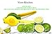 Viore Kitchen Lemon Squeezer w/ Tea Infuser | Manual Citrus Press | Handheld Lime Juicer | Includes Recipe eBook