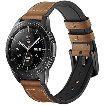 Amazon.com: LDFAS Leather Band Compatible for Samsung Galaxy ...