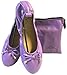 Shoes8teen Womens Foldable Ballerina Ballet Flats W/Bow 15 Colors