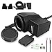 econoLED Waterproof 5V 2.1A USB Charger Socket Motorcycle Handlebar Handle Bar Clamp Power Adapter Charger USB Charging System with Cigarette Lighter Power Port Socket for Phones GPS Tablets