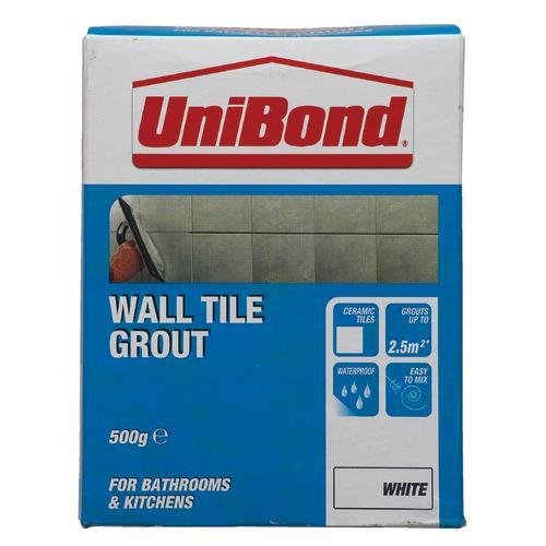 UniBond Ceramic Wall Tile Grout Powder White Amazon.co.uk DIY & Tools