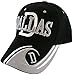 Dallas D Wave Pattern Mens Adjustable Baseball Cap (Black)