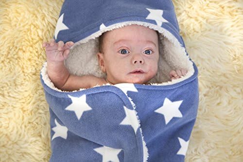 Ultra Soft Blue Swaddle Blanket Extra Thick for Comfort Keep Baby Cozy &amp; Warm