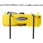 Ag Spray Equipment 65 Gallon UTV Sprayer - 7 Nozzle Folding Boom | 4.0 GPM 12V Pump, 140 Inch Spray Width, Heavy-Duty Weed &amp; Fertilizer Sprayer for Side by Side, Pasture &amp; Row Crops