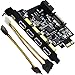 Mailiya PCI-E to Type-C + A 5-Port USB 3.0 PCI Express Card and 15-Pin Power Connector, Mini PCI-E USB 3.0 Hub Controller Adapter with Internal 20-Pin Connector - Expand Another Two USB 3.0 Ports