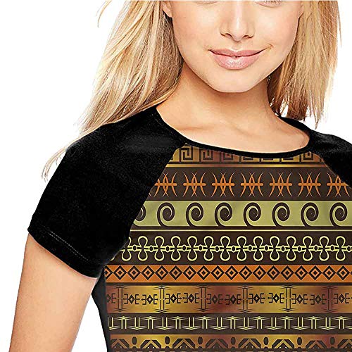 Women's Short Sleeve Shirts,Zambia,Traditional Ceremonial S-XXL(This is for Size Extra Large),Tops for Lady Girls