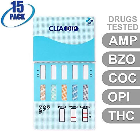 MiCare [15pk] - 5-Panel Urine Drug Test Card (AMP/BZO/COC/OPI/THC) #MI-WDOA-754