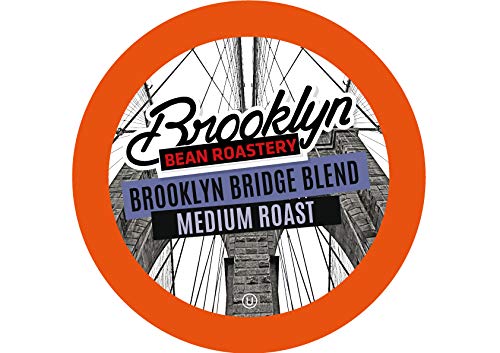 Brooklyn Beans Brooklyn Bridge Blend Coffee Pods, Compatible with 2.0 K-Cup Brewers, 40 Count