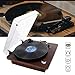 Record Player,DLITIME 3-Speed Vinyl Turntable Built-in 2 Stereo Speakers, PC Encoding/AUX/Head Phone Jackthumb 3