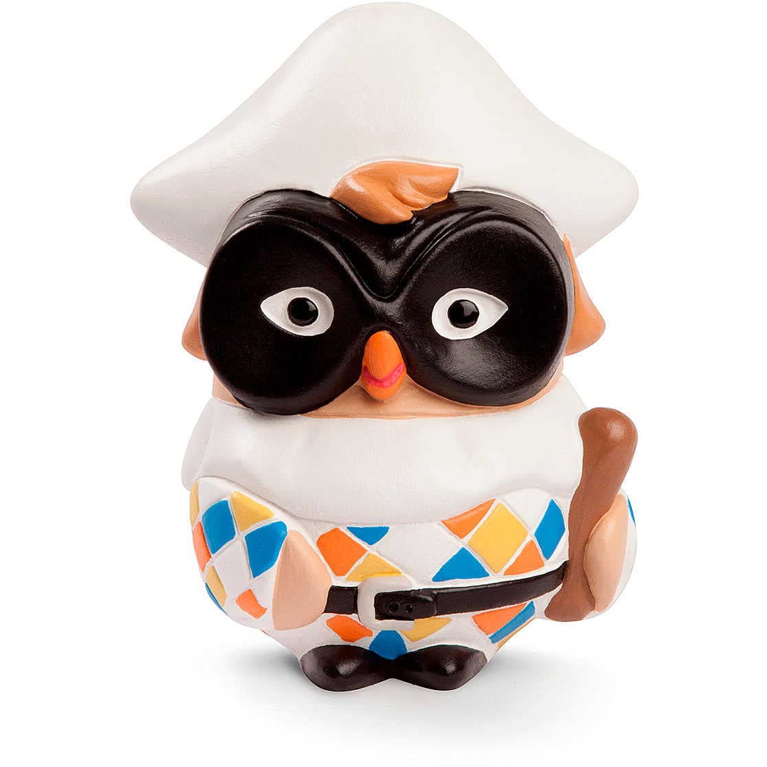 Studio Egan ml18ms/2ar mutlicolore, Harlequin, Ceramic Figurine, 8 x 8 x 10 cm