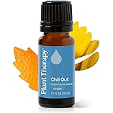 Plant Therapy Chill Out Essential Oil Blend (Formally Let It Go), 10 mL (1/3 oz), for Stress & Calming Relief, 100% Pure, Undiluted, Great for Essential Oil Diffusers